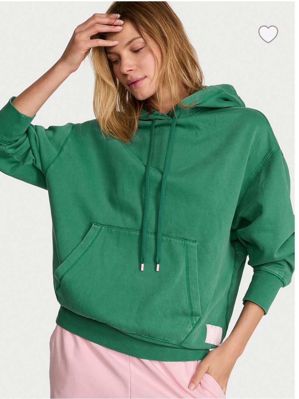 Victoria's Secret pine Green Pullover Hoodie